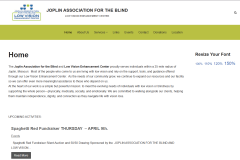 Joplin Association for the Blind Website